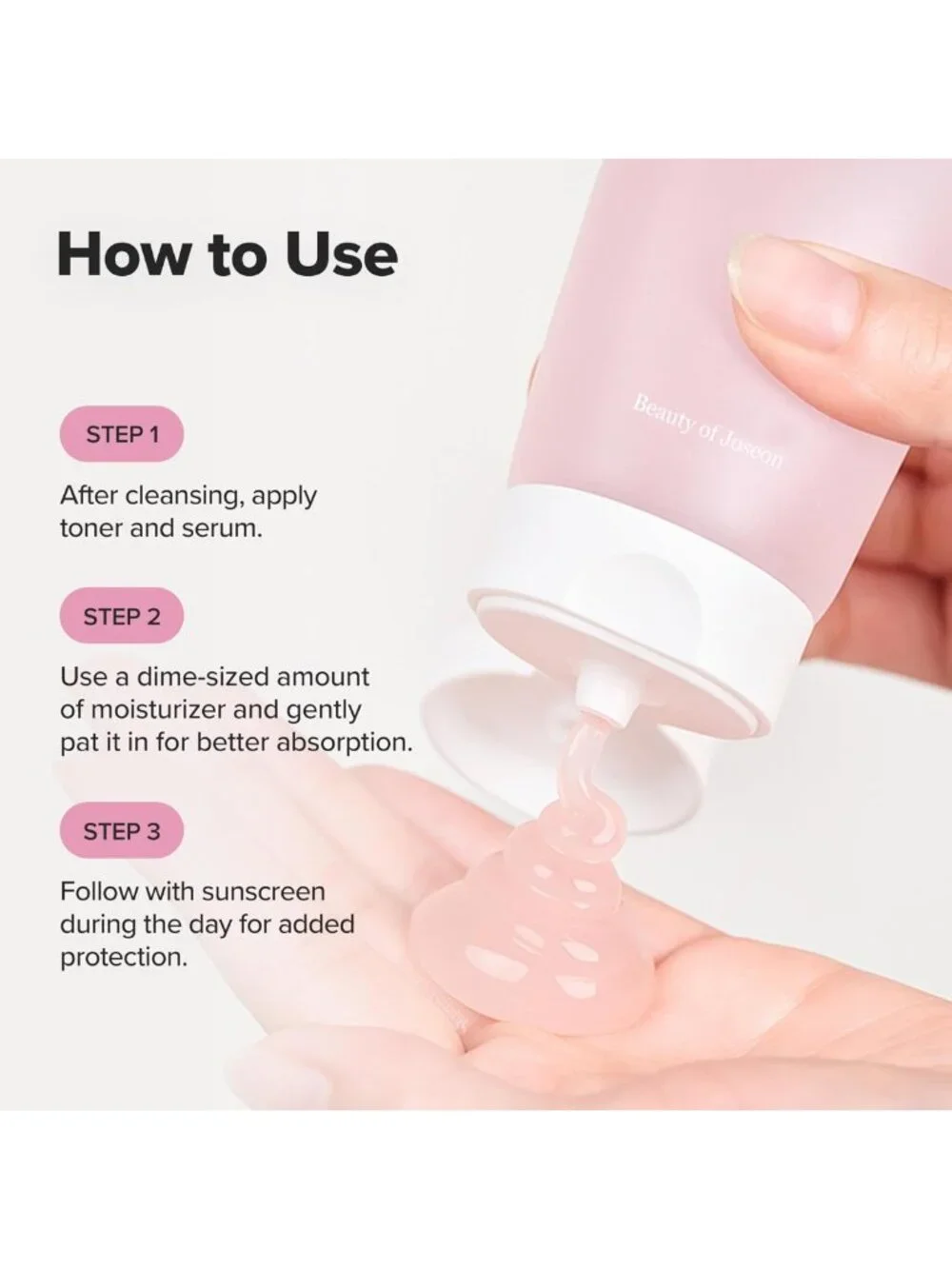 Hydrating Peptide Gel Moisturizer for Acne-Prone Skin, Korean Skincare, 100ml
